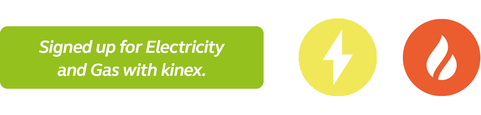 Signed up for Business Gas and Electricity from kinex